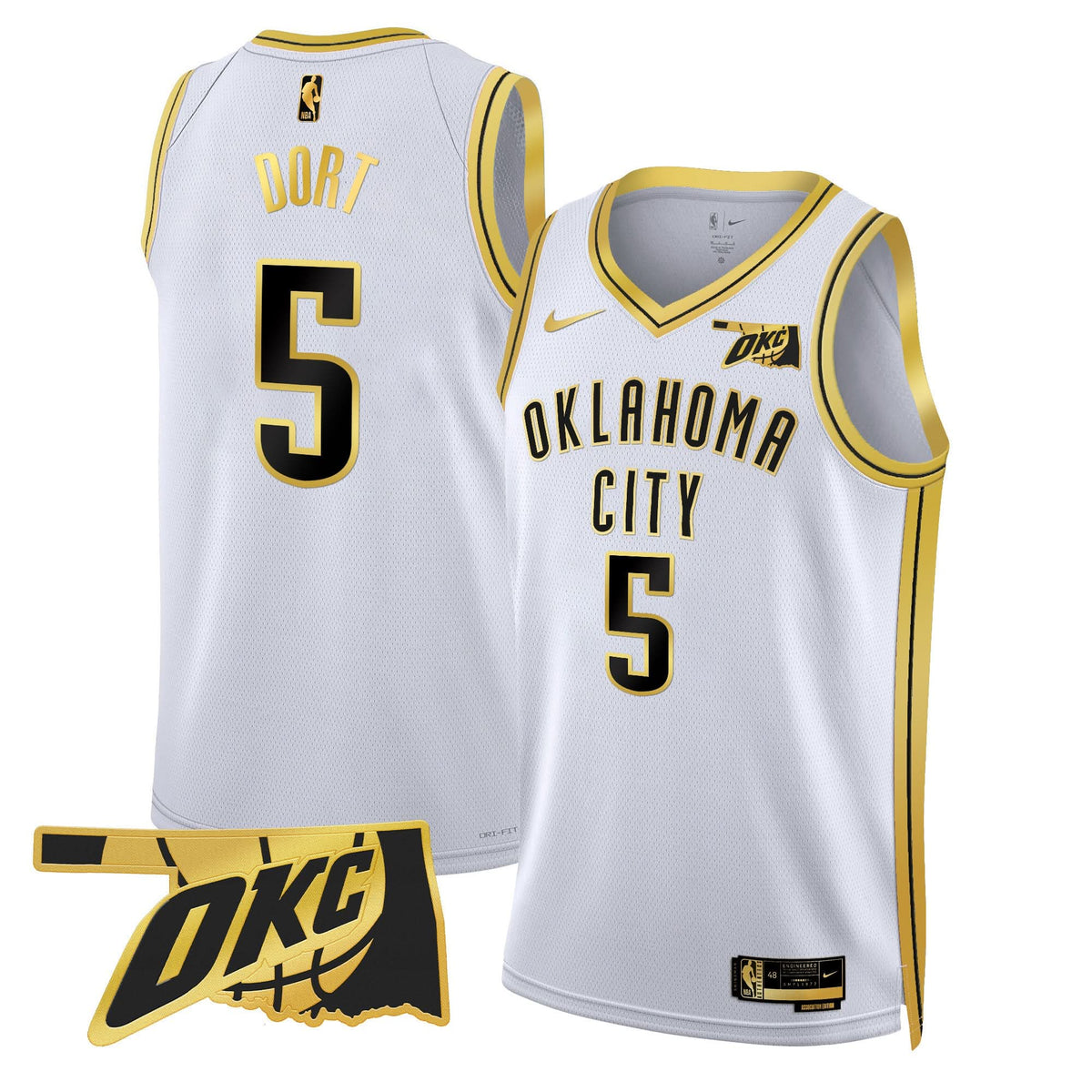 OKC Swingman Jersey - Oklahoma Patch - Stitched