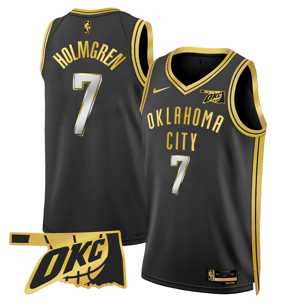 OKC Swingman Jersey - Oklahoma Patch - Stitched