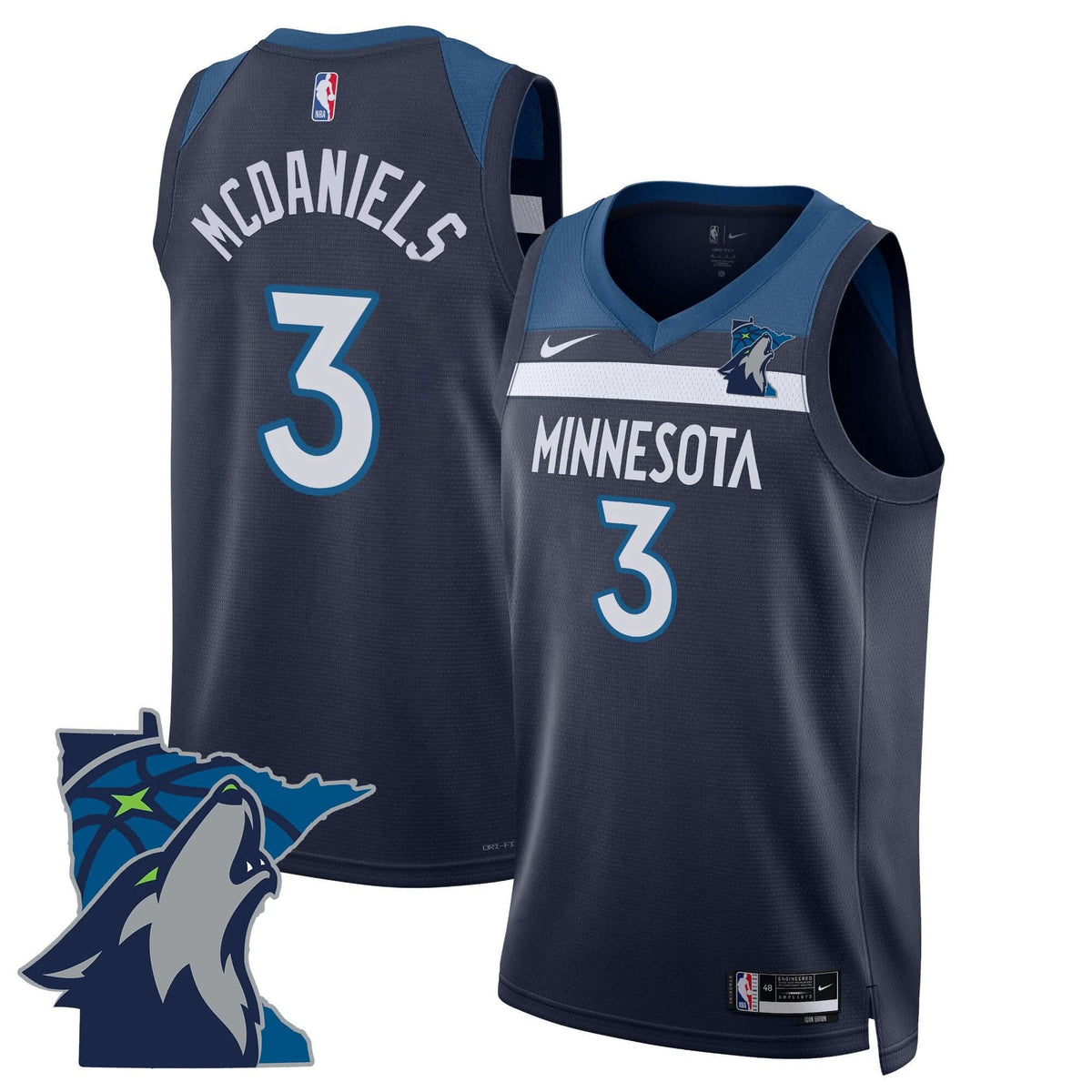 MT Swingman Jersey - Minnesota Patch - Stitched