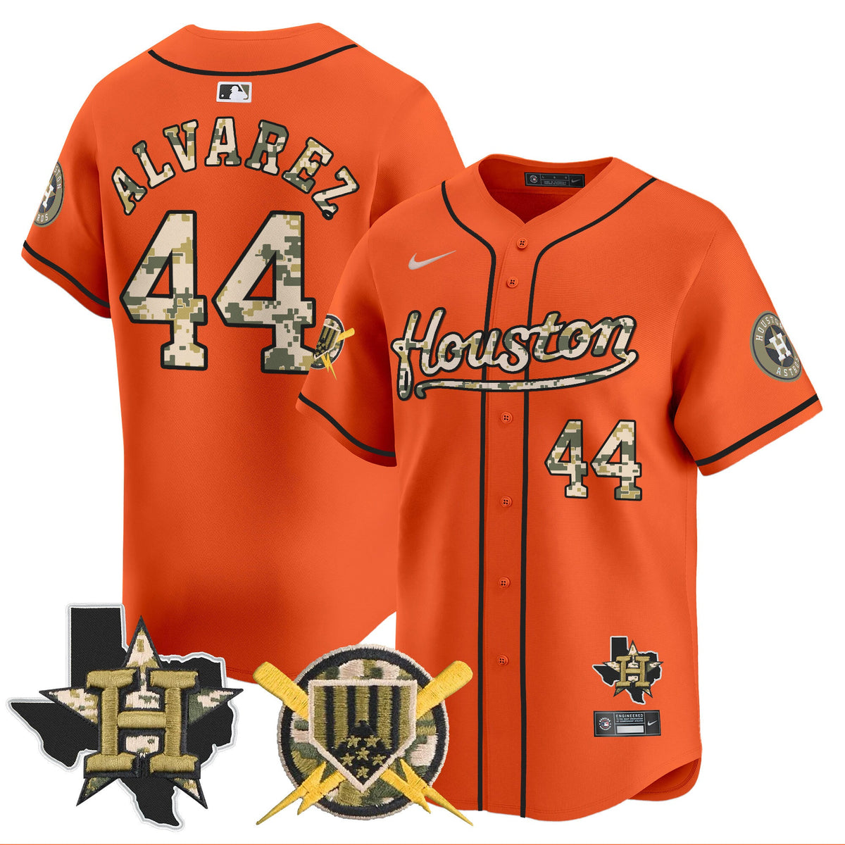 HOU Armed Forces Day Vapor Premier Limited Jersey - Stitched V2