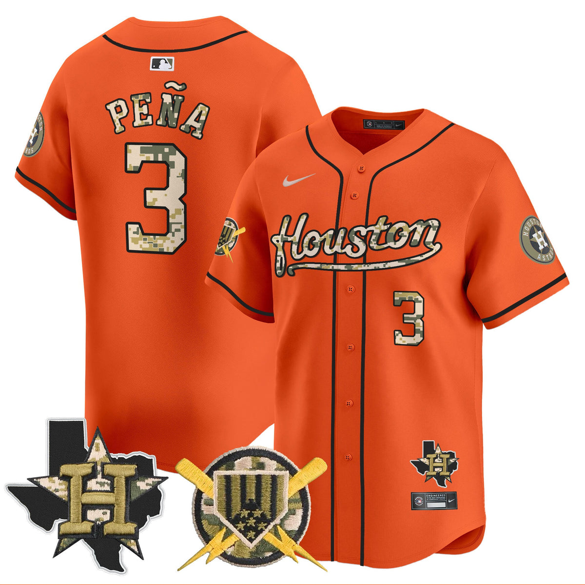 HOU Armed Forces Day Vapor Premier Limited Jersey - Stitched V2