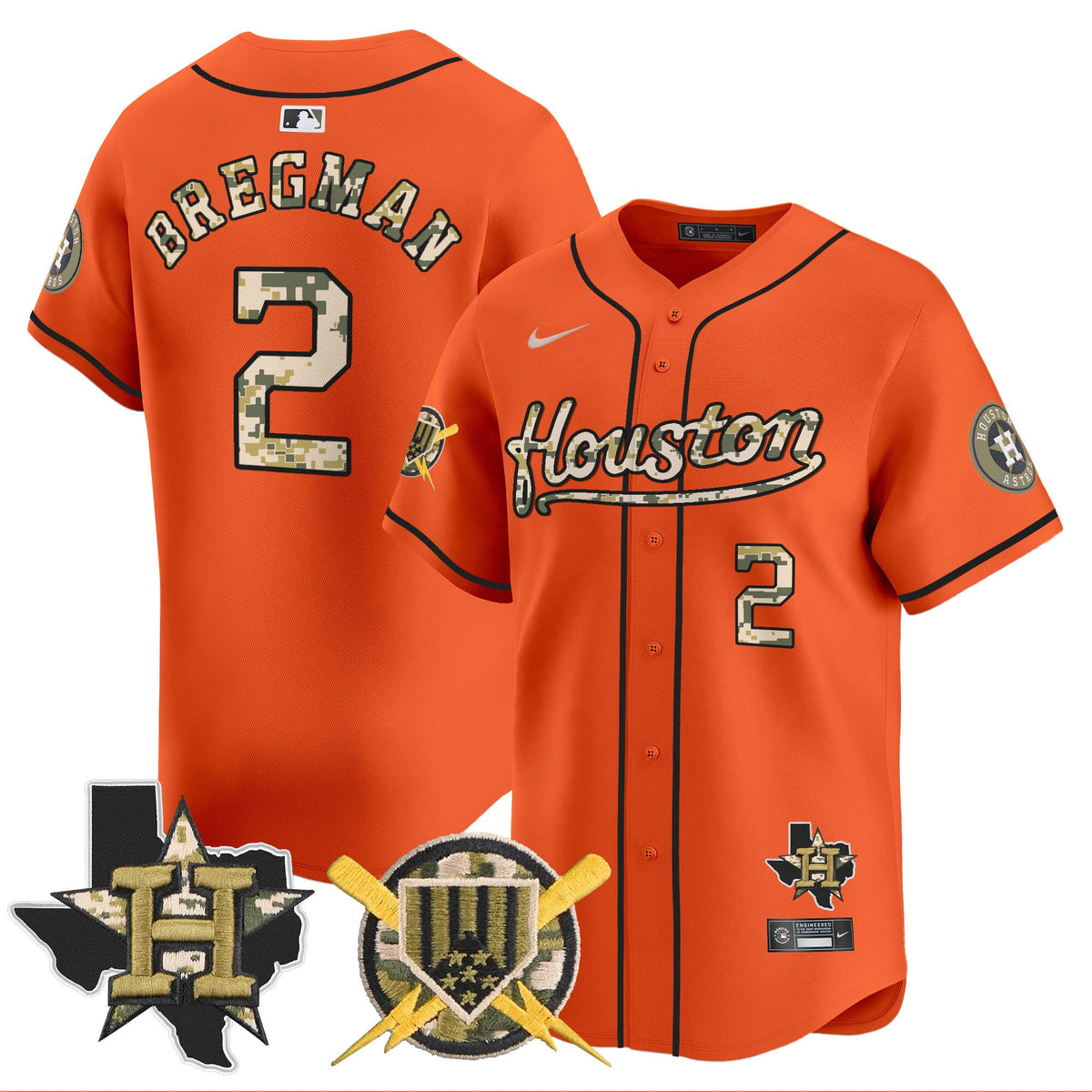 HOU Armed Forces Day Vapor Premier Limited Jersey - Stitched V2