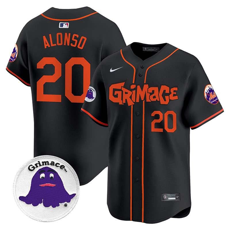 NYM Grimace Vapor Premier Limited Jersey V2 - Stitched