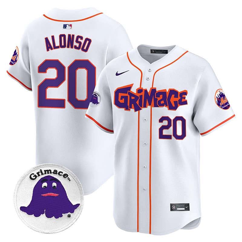 NYM Grimace Vapor Premier Limited Jersey V2 - Stitched