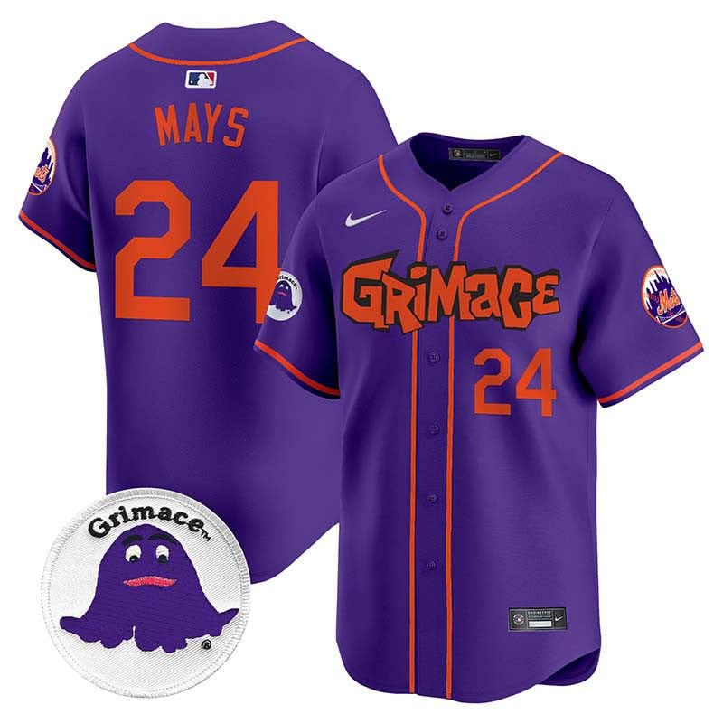 NYM Grimace Vapor Premier Limited Jersey V2 - Stitched