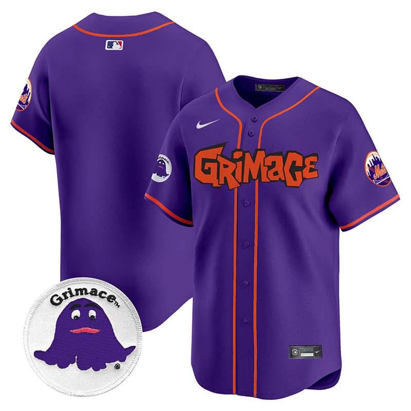 NYM Grimace Vapor Premier Limited Jersey V2 - Stitched