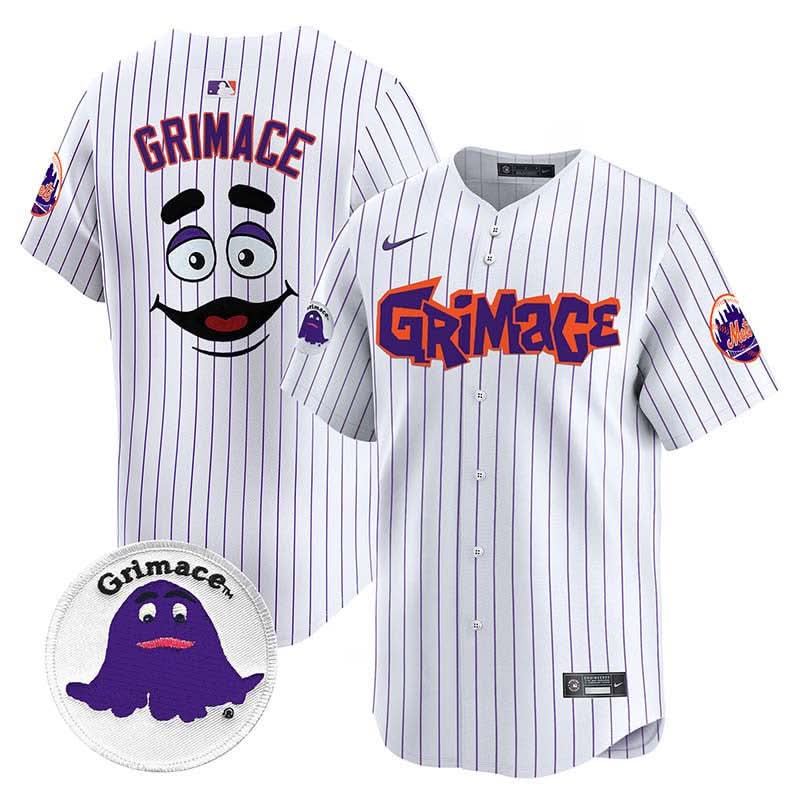 NYM Grimace Vapor Premier Limited Jersey V2 - Stitched