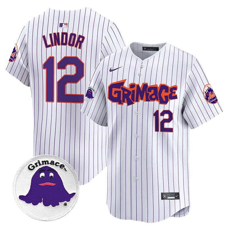 NYM Grimace Vapor Premier Limited Jersey V2 - Stitched