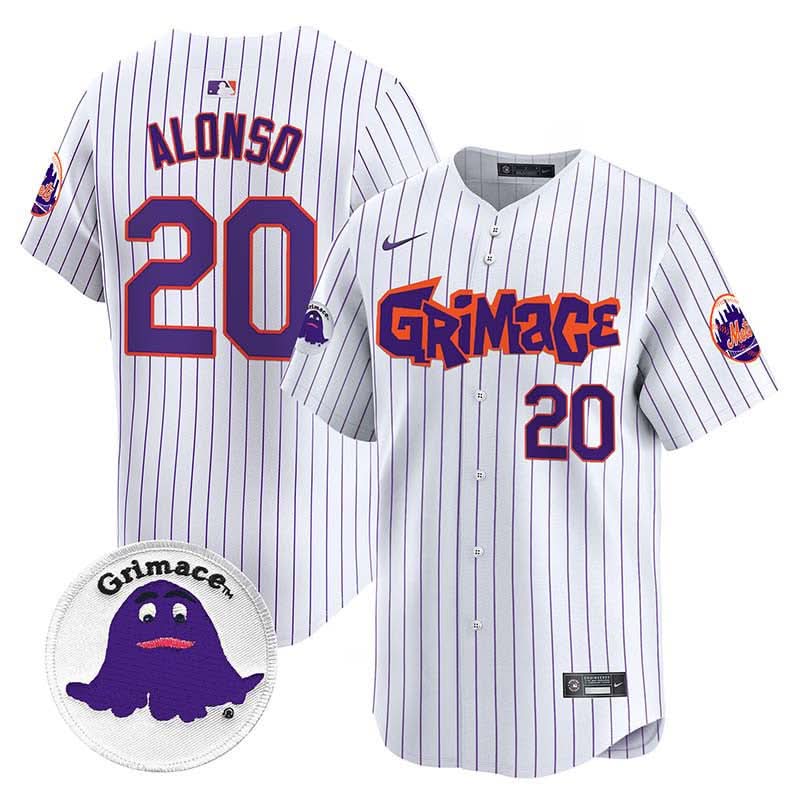 NYM Grimace Vapor Premier Limited Jersey V2 - Stitched