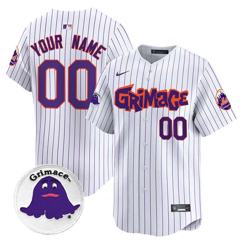 NYM Grimace Vapor Premier Limited Custom Jersey V2 - Stitched
