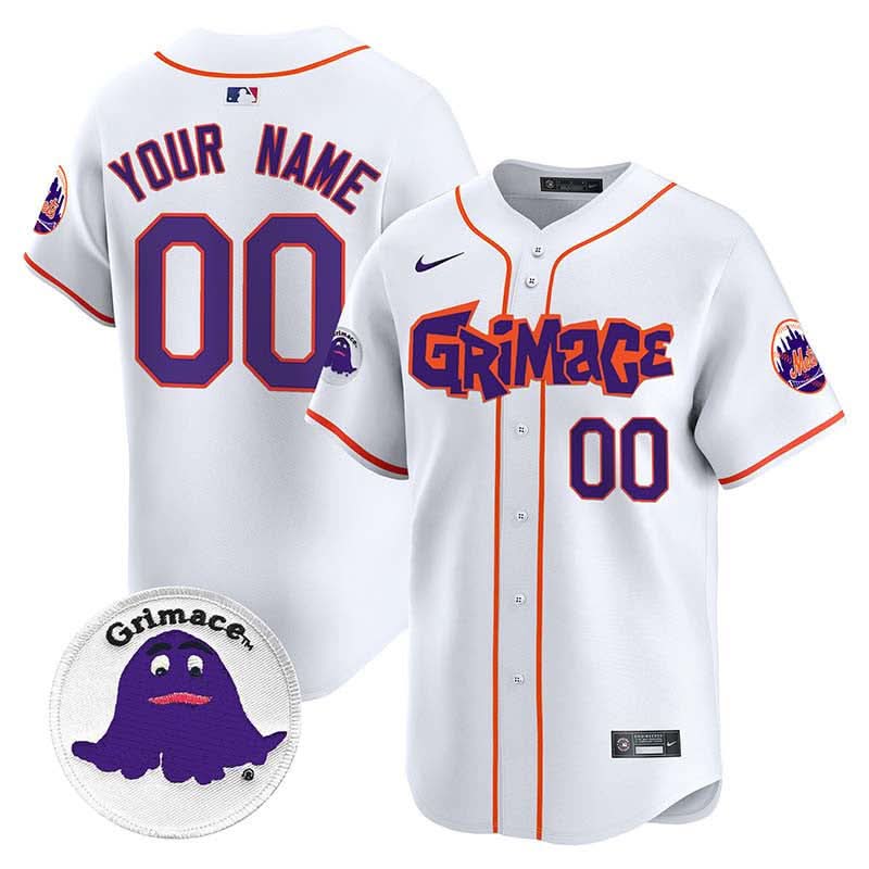 NYM Grimace Vapor Premier Limited Custom Jersey V2 - Stitched